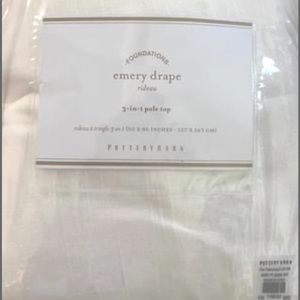 Pottery Barn Emery Drape/single curtain panel